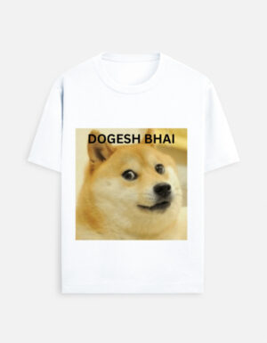 Front_1_c_1-16.jpg Dogesh Bhai Meme T-Shirt