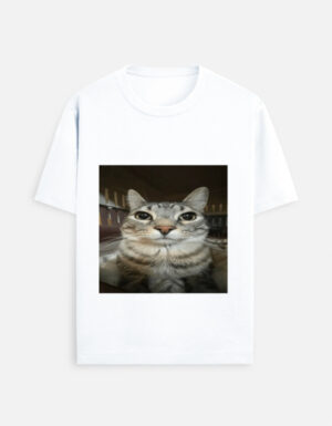 Front_1_c_1-24.jpg Cat meme 3 T-Shirt